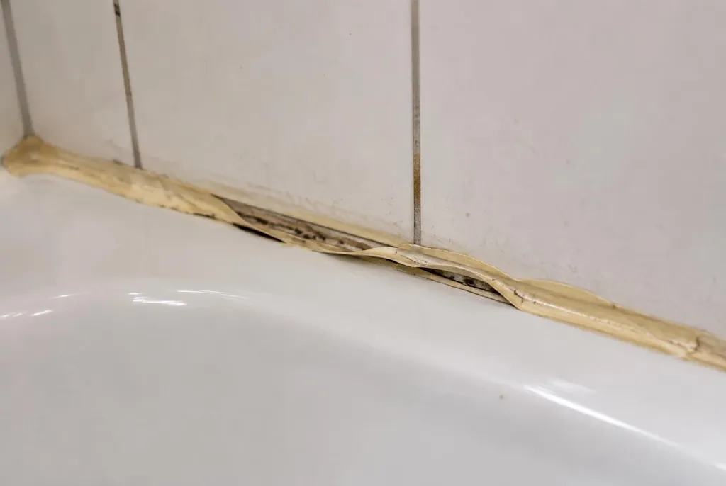 Kitbedrijf Breukelen – loslatende kit naast het bad